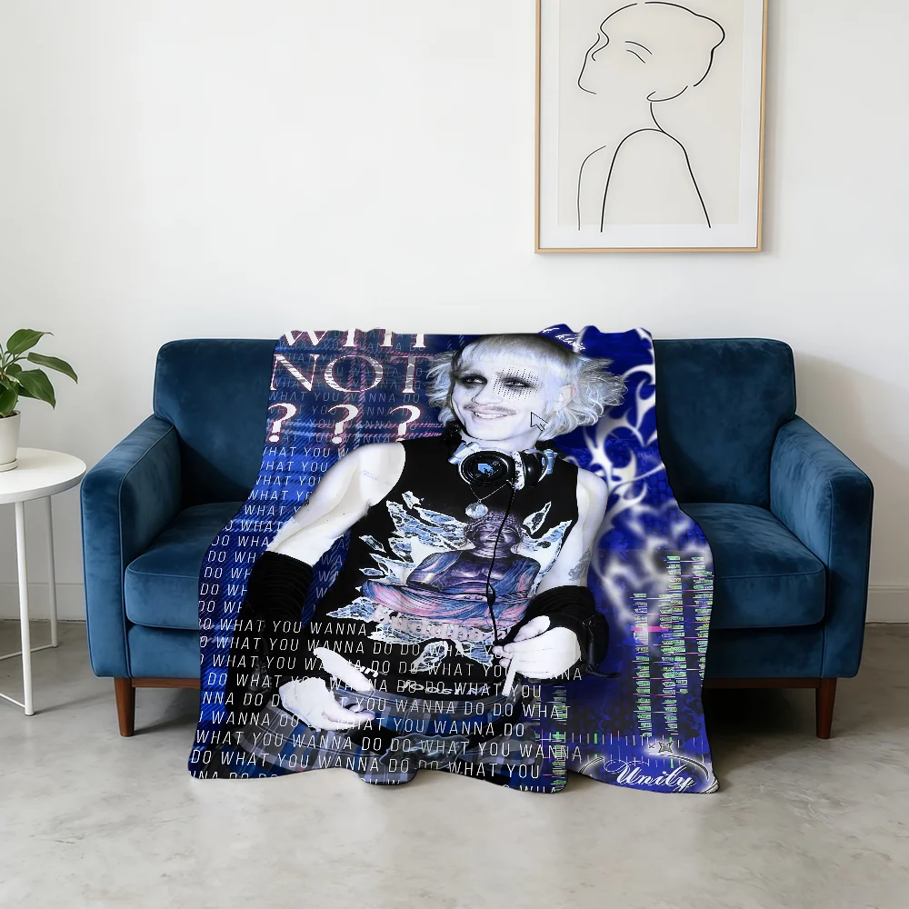 Singer J-Joost Klein Blanket Flannel Warm Soft Throw Blanket For Room Sofa Childish Birthday Gifts