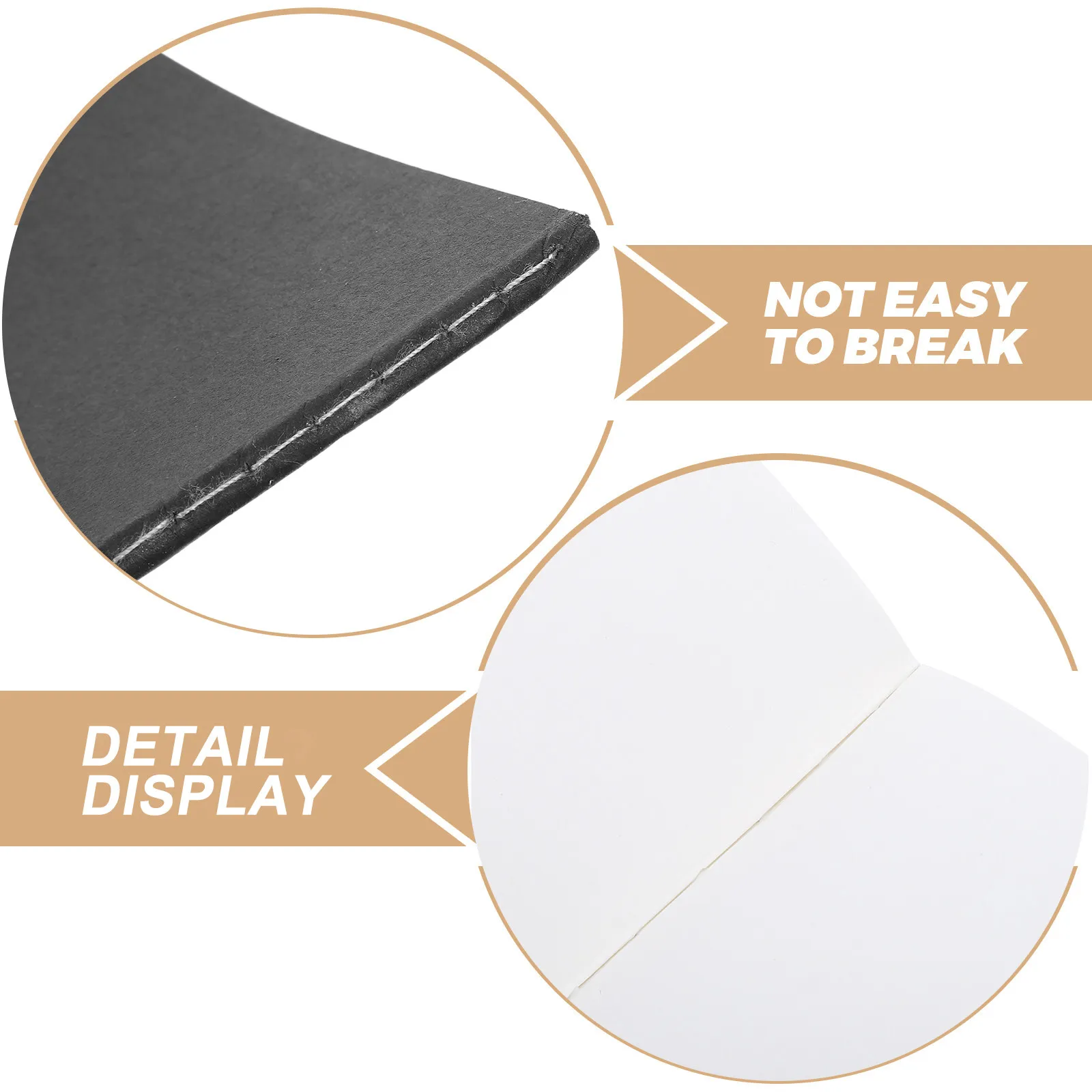 10Pcs Kraft Paper Notebooks Mini Blank Unlined A5 Sketchbooks Small Pocket Drawing Writing Student School Project Journal