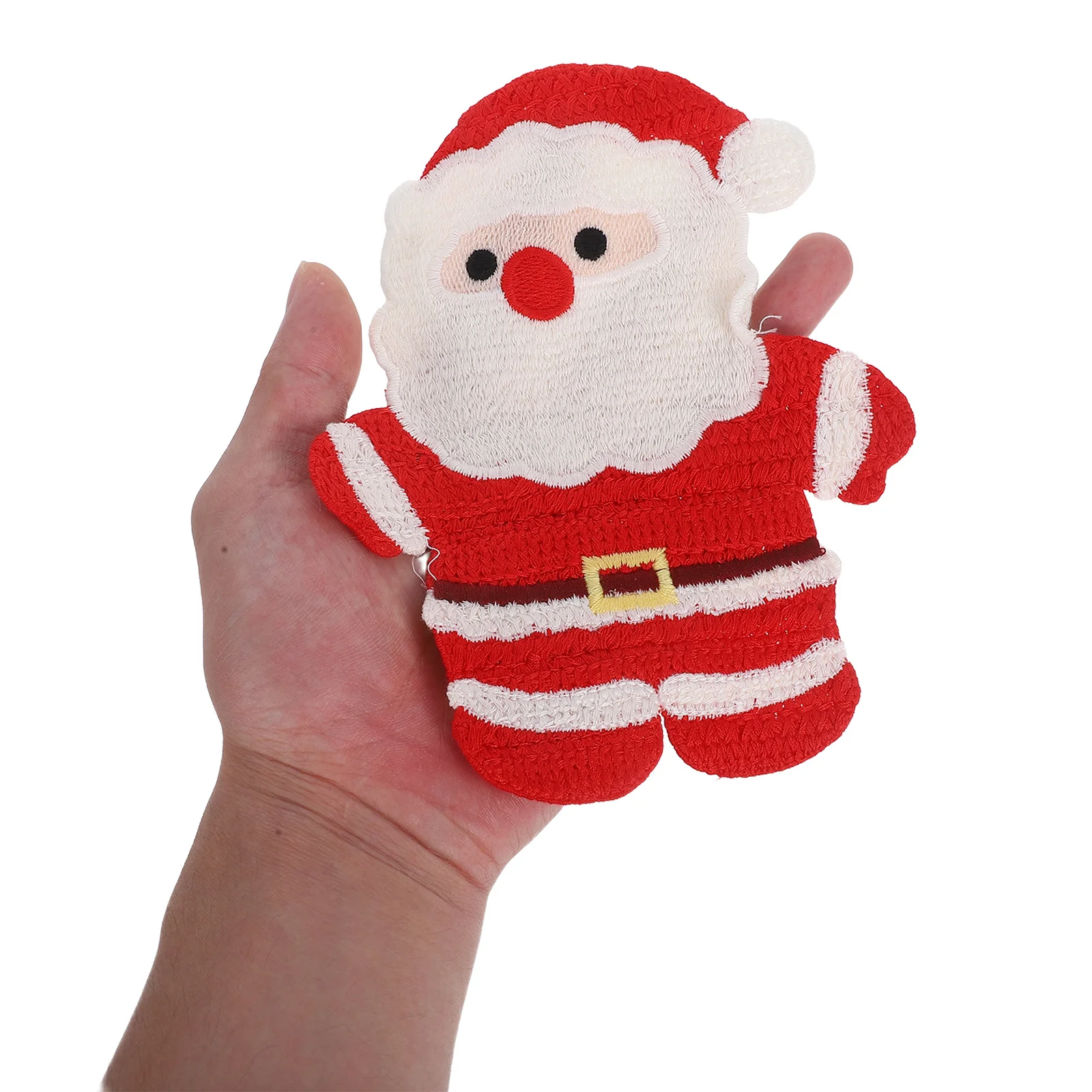 

Santa Claus Embroidered Patch Festive Winter Applique for Jeans Jackets Backpacks DIY Clothing Repair Sew on Decoration