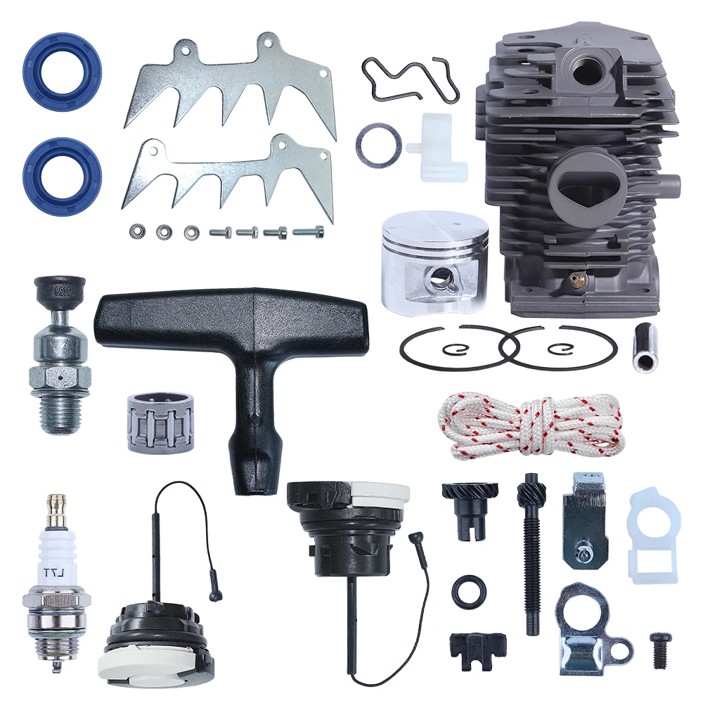 46 มม.กระบอกสูบลูกสูบ Felling Dog Bucking Spike Adjuster Kit สําหรับ Stihl MS280 MS270 MS 270 280 ลูกโซ่แก๊ส Cap Starter Pawl ชุด