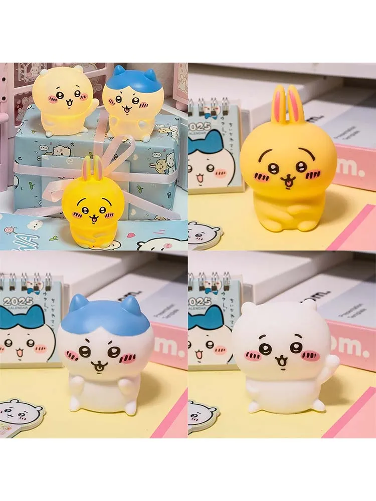 Nette Chikawa Kawaii Schlafzimmer Desktop Dekoration Hachiware Usagi Cartoon Vinyl Puppe Nachtlicht Leuchtende Spielzeug Überraschung Mädchen Geschenke