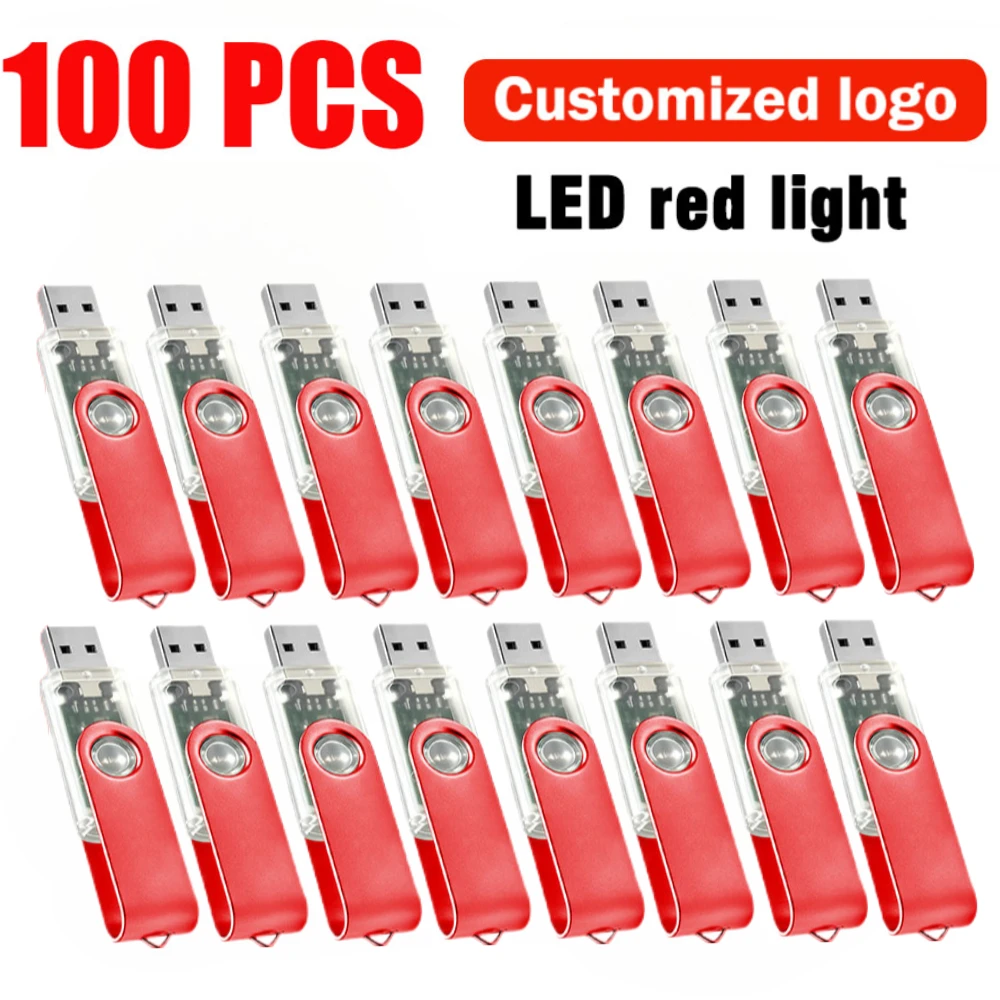 100PCS Custom Flash Drive Pen Drive 1GB 2GB 16GB 32GB 64GB High Quality Usb Stick 2. 0 Memoria Stick Memory Flash Drive Pendrive