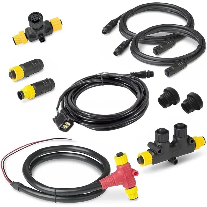 NMEA 2000 Engine Interface Cable And Starter Kit For Outboard Motor 2006-2023 Dual Tees Kits Bundle-X67A