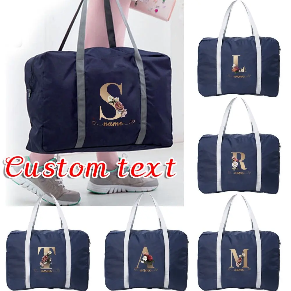 

Персонализированная дорожная сумка для мужчин и женщин, вместительная, для ручной клади, для коротких поездок, выходных, ночевок