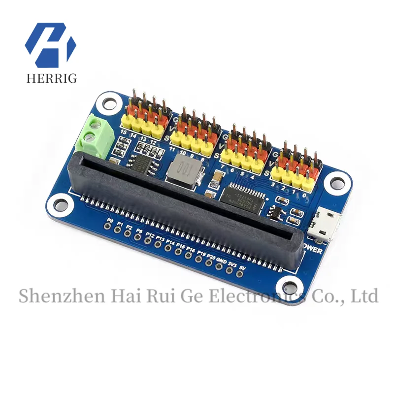Micro:bit Servo Driver Board Expansion Board 16-Channel Servo PWM Driver Module I2C Interface