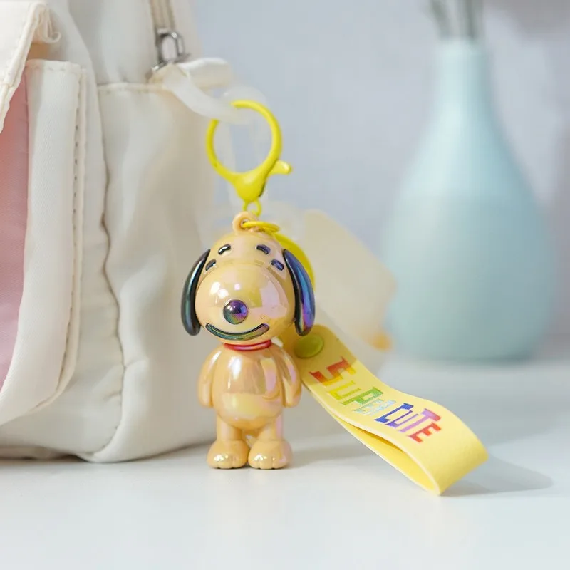Kawaii Snoopy Keychain Doll Pendant Daily Backpack Personalized Fashion Accessories Children's Cartoon Birthday Gift