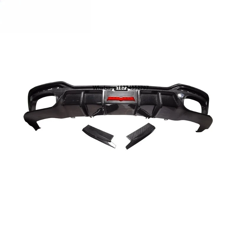 New Universal  A5 S5 PA B9.5 Rear Spoiler with Dry Carbon Fiber Lip Diffuser