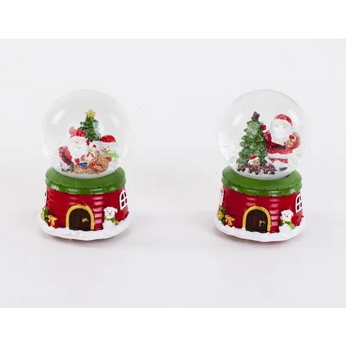 Use At Market Parkway Santa Claus Musical Snow Globe Christmas Gift 8x12cm 1 Pcs