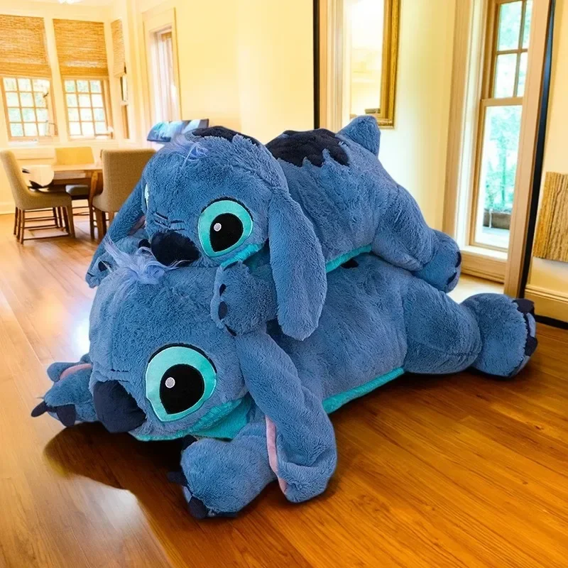 

Disney Hot 45/100cm Big Size Kawaii Lilo and Stitch Stuffed Animals Big Plush Toy Pillow Anime Doll Cute Children Birthday Gifts