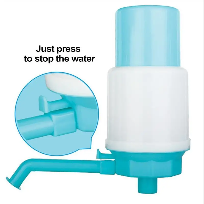 Water Bottle Pump Dispenser Hand Press Pump Outdoor Drinking Water Water Filters Removable Hand Pressure Water Dispenser