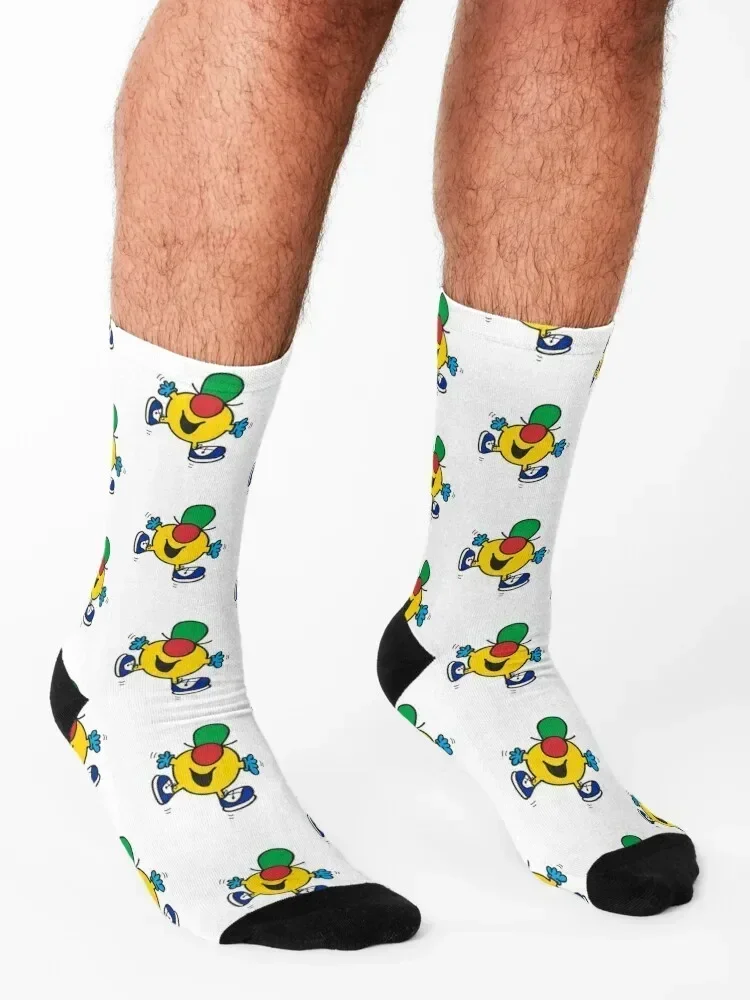 Mr. Men Mr. Nonsense Happy Funny For Kids Socks Sports colored new year new in's Men Socks Women's