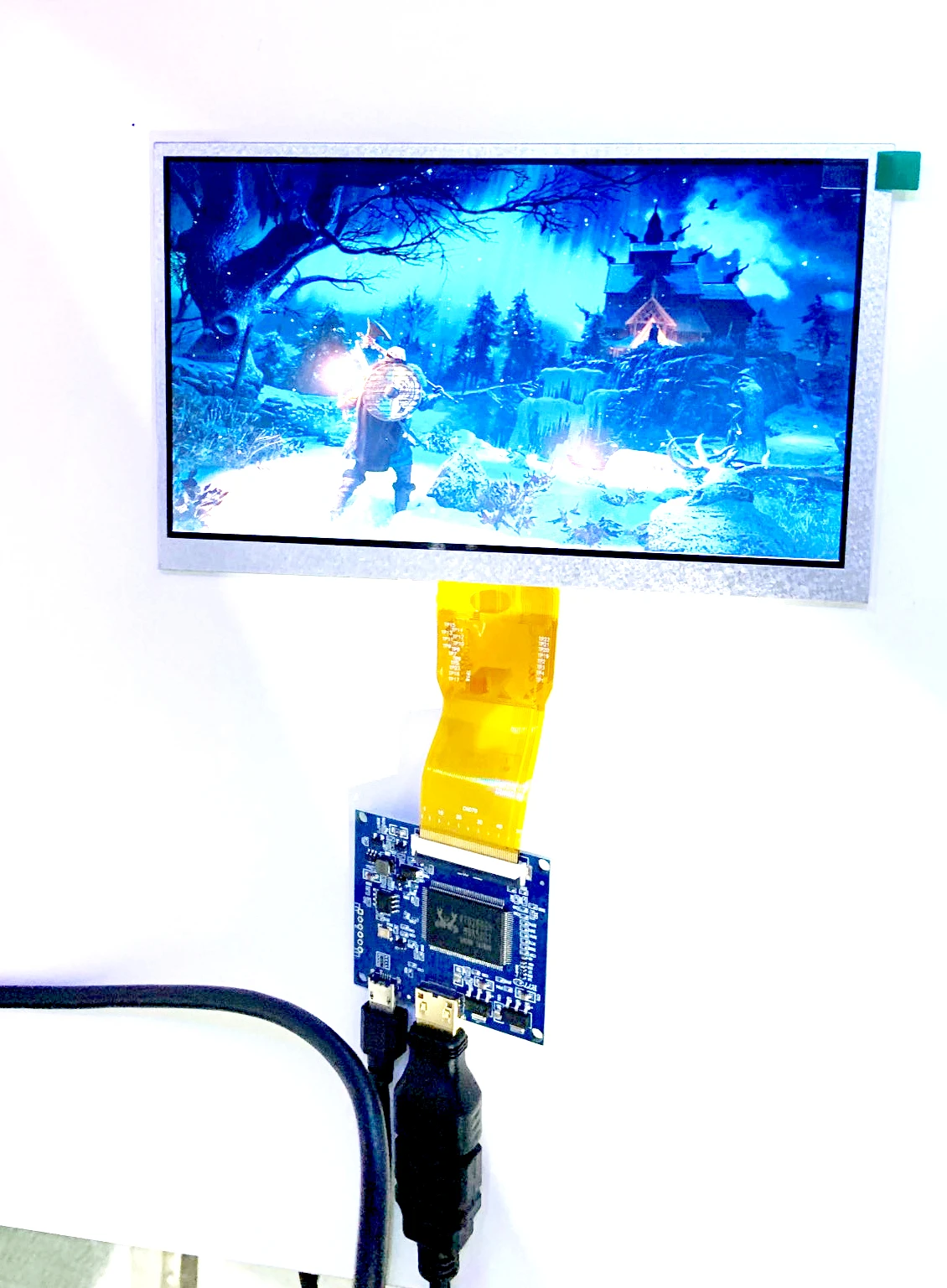 

7 ‘’ 1024*600 ips Screen Display LCD Monitor Driver Control Board Mini HDMI-Compatible For Lattepanda,Raspberry Pi Banana Pi PC