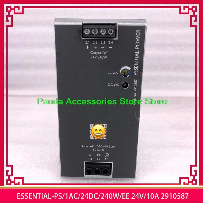 ESSENTIAL-PS/1AC/24DC/240W/EE 24V/10A 2910587 For Phoenix Switching Power Supply High Quality Fully Tested Fast Ship