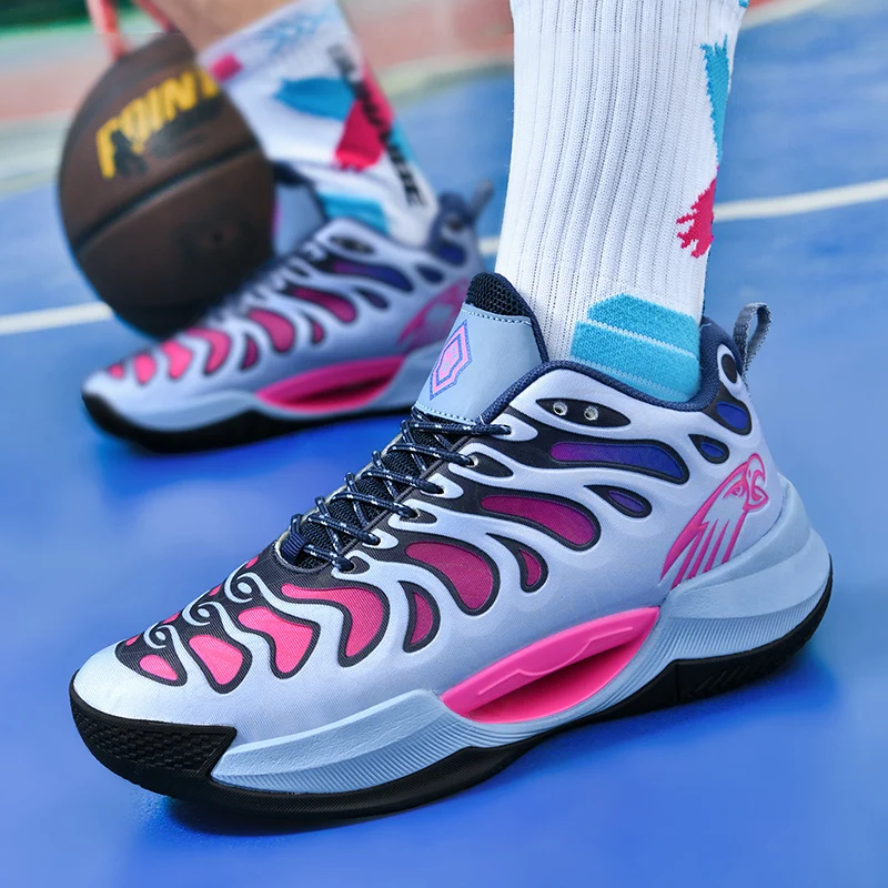 High Quality Original Brand Men's Basketball Shoes Comfortable Non-slip Sports Shoes Breathable Trend Men Sneakers Walking Shoes