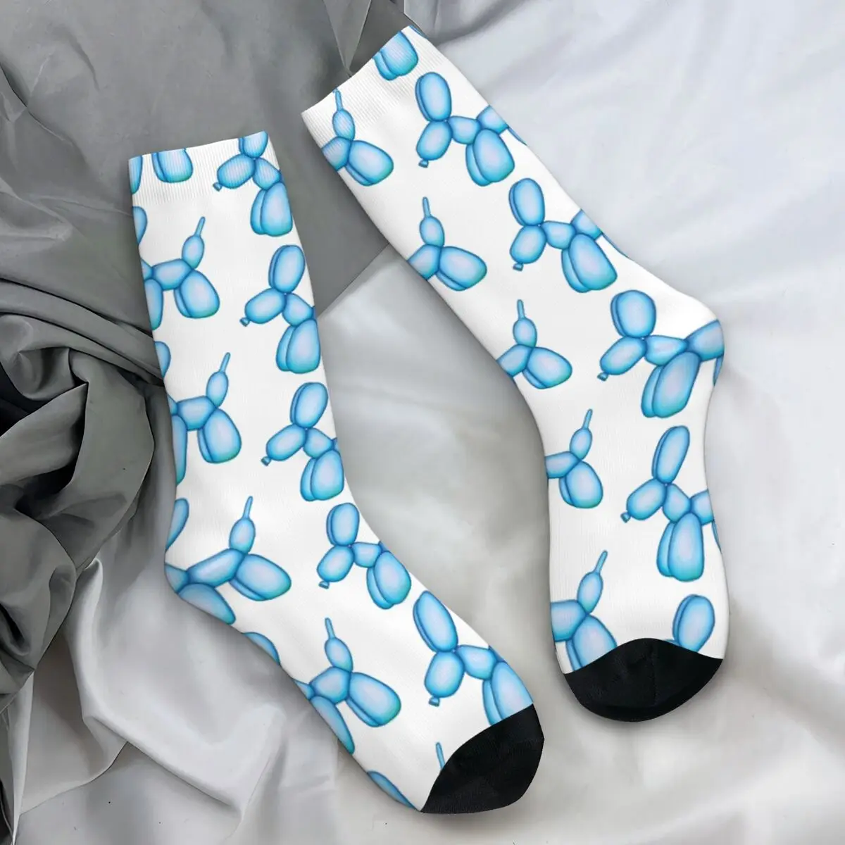 

Женские носки с голубыми воздушными шарами, носки для домашних животных, повседневные зимние нескользящие носки для женщин и мужчин, дизайнерские спортивные носки высокого качества для бега