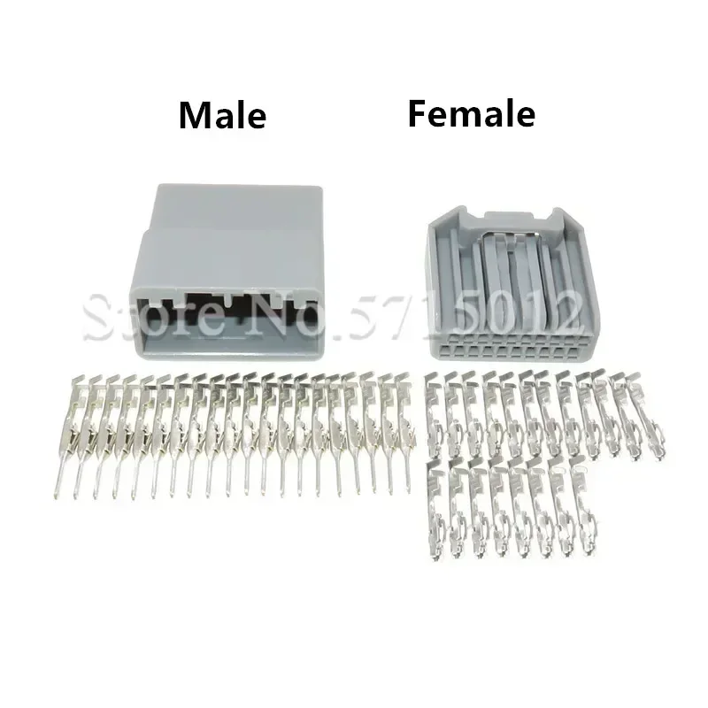 20 Hole Female Male Auto CD Audio Connector Car Power Speaker Antenna Cable Socket For Honda MX34020SF1