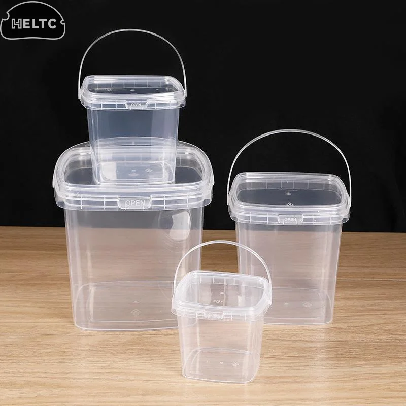 10 قطع من الدلاء البلاستيكية س - مراجعة Food Storage Handling وسعره