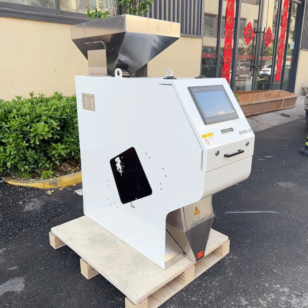 Intelligent Optical Color Sorter Machine for Rice Coffee Beans Grain AI Ejector Valve High Precision Sorting Equipment