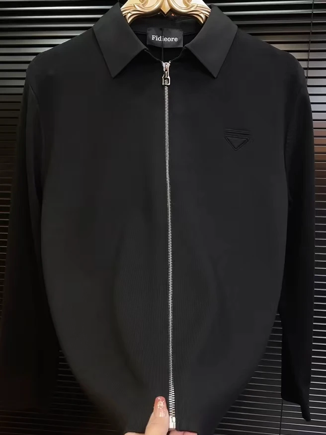 

High Quali Men's Knitted Cardigan Casual Faion Spring Autumn Turn-down Collar Leisure Sle Trendy Premium Cool