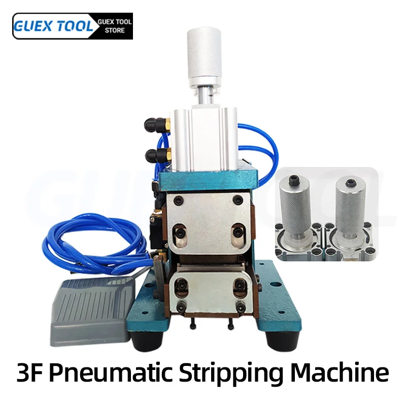 

3F Movable Wire Stripping Machine Blade Peeling Small Automatic Row of Outer Skin sheath Wire Thermal Peeling Machine Pneumatic