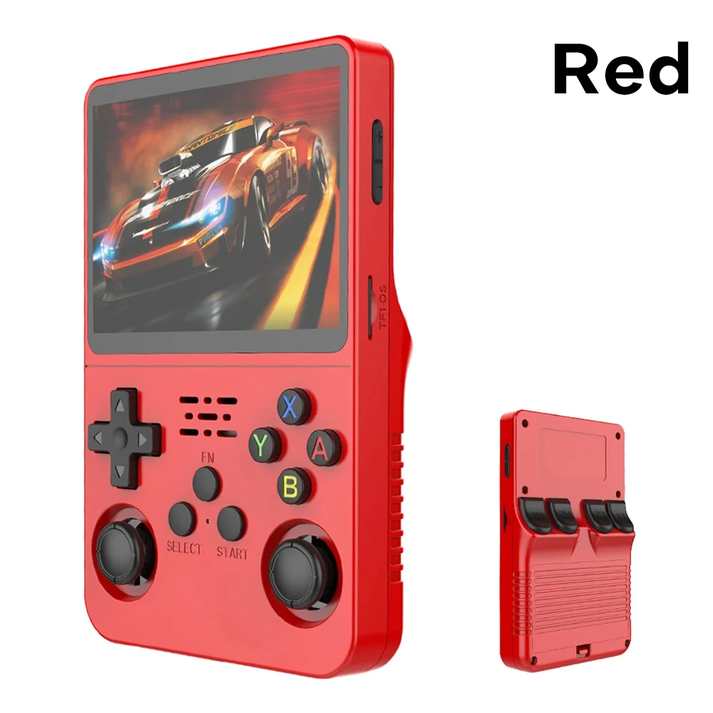 XISKT R36S Retro Handheld Videospielkonsole Linux System 3,5'' IPS Bildschirm 64/128GB RK3326 Chip 15000+Spiel Tragbarer Taschenspiel-Player 6