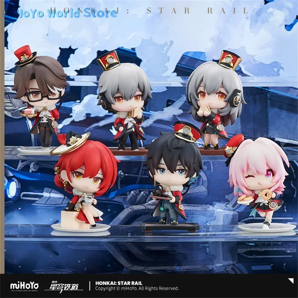 

March 7th Official Genuine Honkai Star Rail Himeko Train Tea Party Theme Trailblazer Figure Dan Heng ABS&PVC Statue Welt Yang