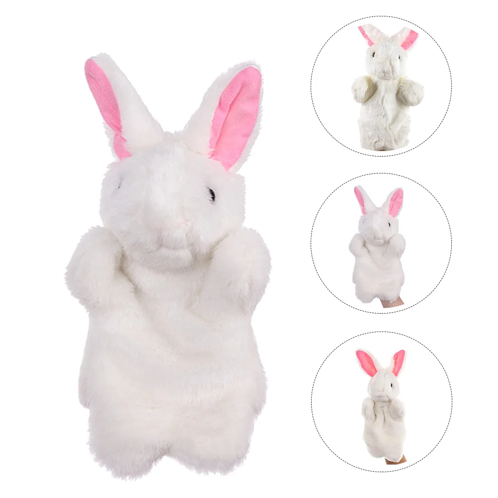 Marionnettes à main en peluche pour bébés, jouets animaux, cadeau pour bébé, histoire de lapin