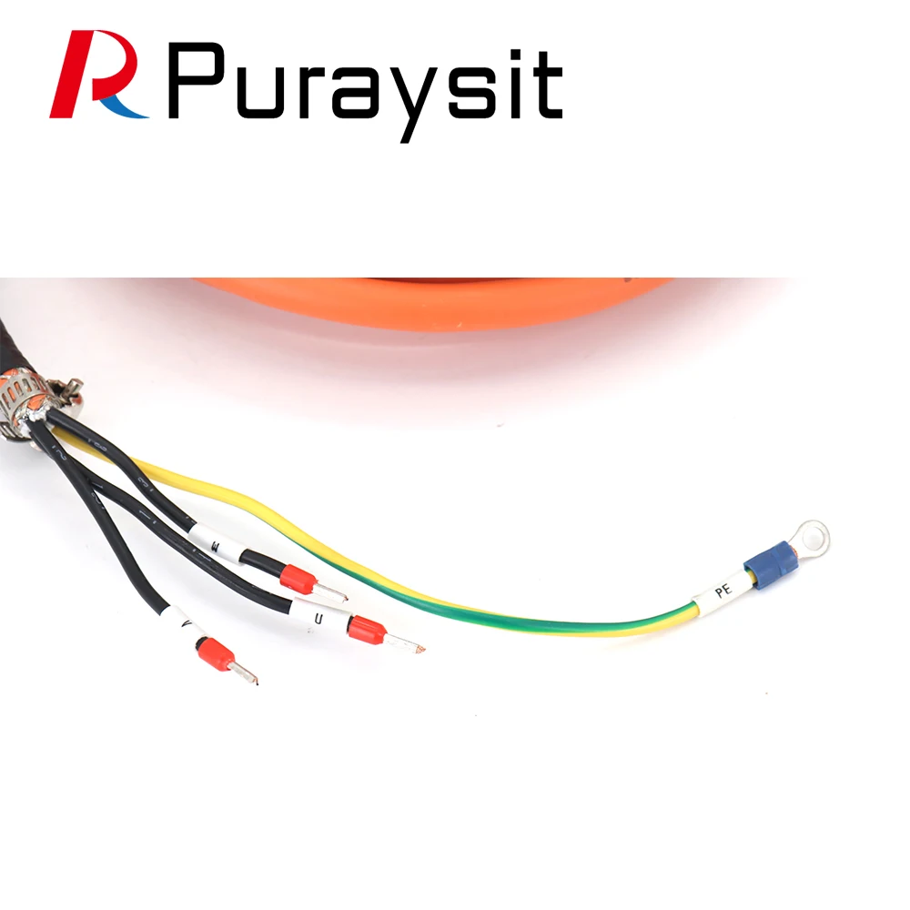 Puraysit V90 Servo Motor Power Cable 6FX3002-5CL11-1AD0 6FX3002-5CL11-1AF0 6FX3002-5CL11-1AH0 6FX3002-5CL11-1BA0 for Siemens
