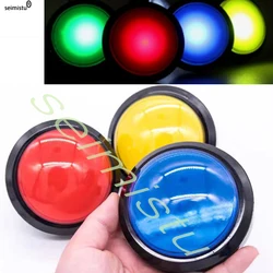 100mm Light Big Push Button Illuminated Led Answerer Switch Video Rhythm Of Music Game Vending Machine Coin Arcade Pinball Parts