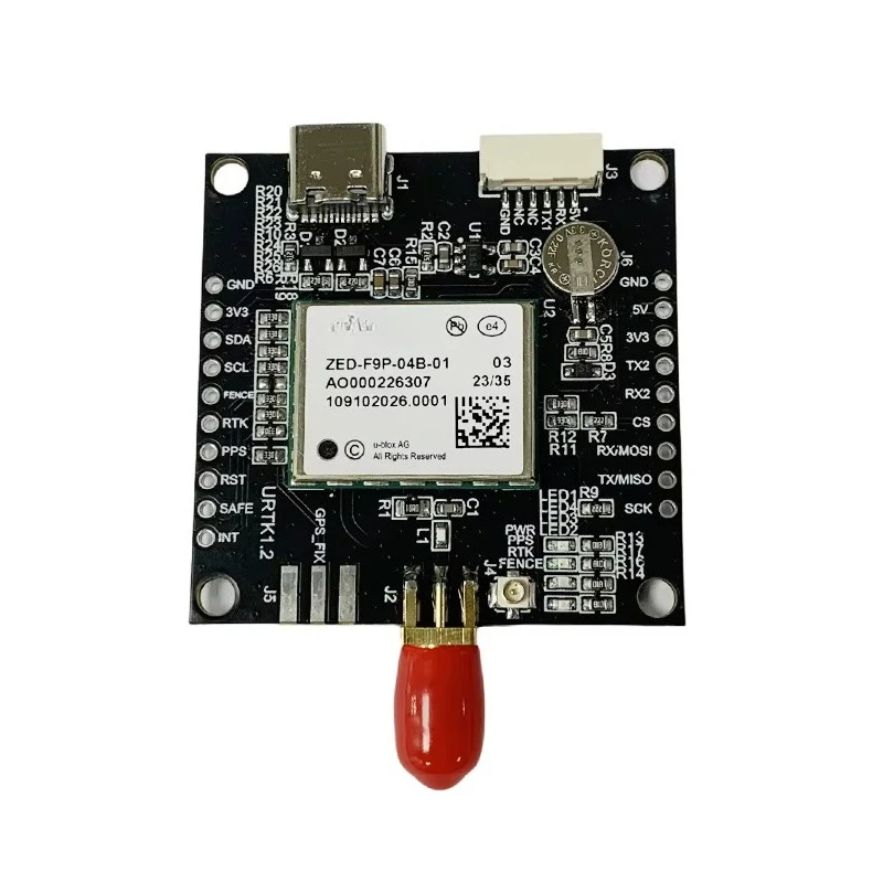 ZED-F9P-04B-01 High Precision RTK GNSS/GPS Receiver Board for USB & S MA Drone GPS Module Development Board