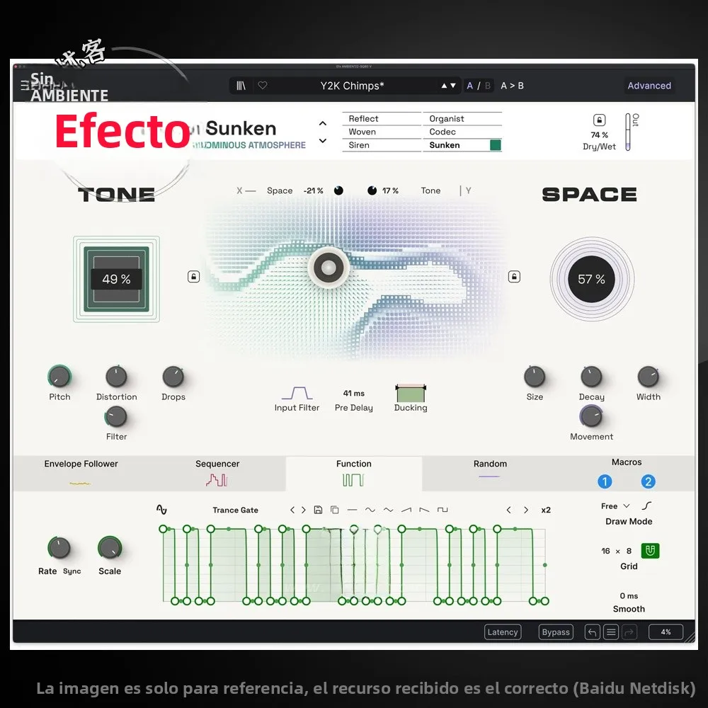 Arturia Efx Ambient, Procesador de Efectos de Atmósfera, Software Musical para Producción Musical en Ordenador, Accesorios pa...