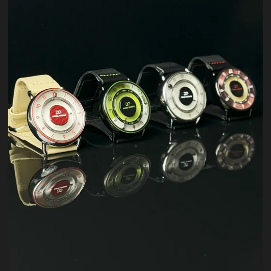 

Unique Quartz Watch Unisex Magnetic Ball Dial Creative Gravity Time Display Fashion Wristwatch for Men And Women