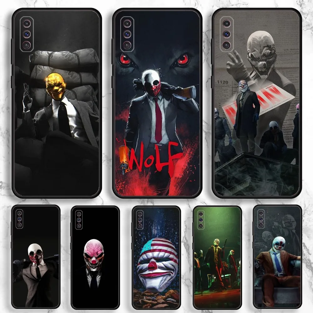 

P-PayDay 3 Game Phone Case For Samsung Galaxy A13,A21s,A22,A31,A32,A52,A53,A71,A80,A91 Soft Black Phone Cover