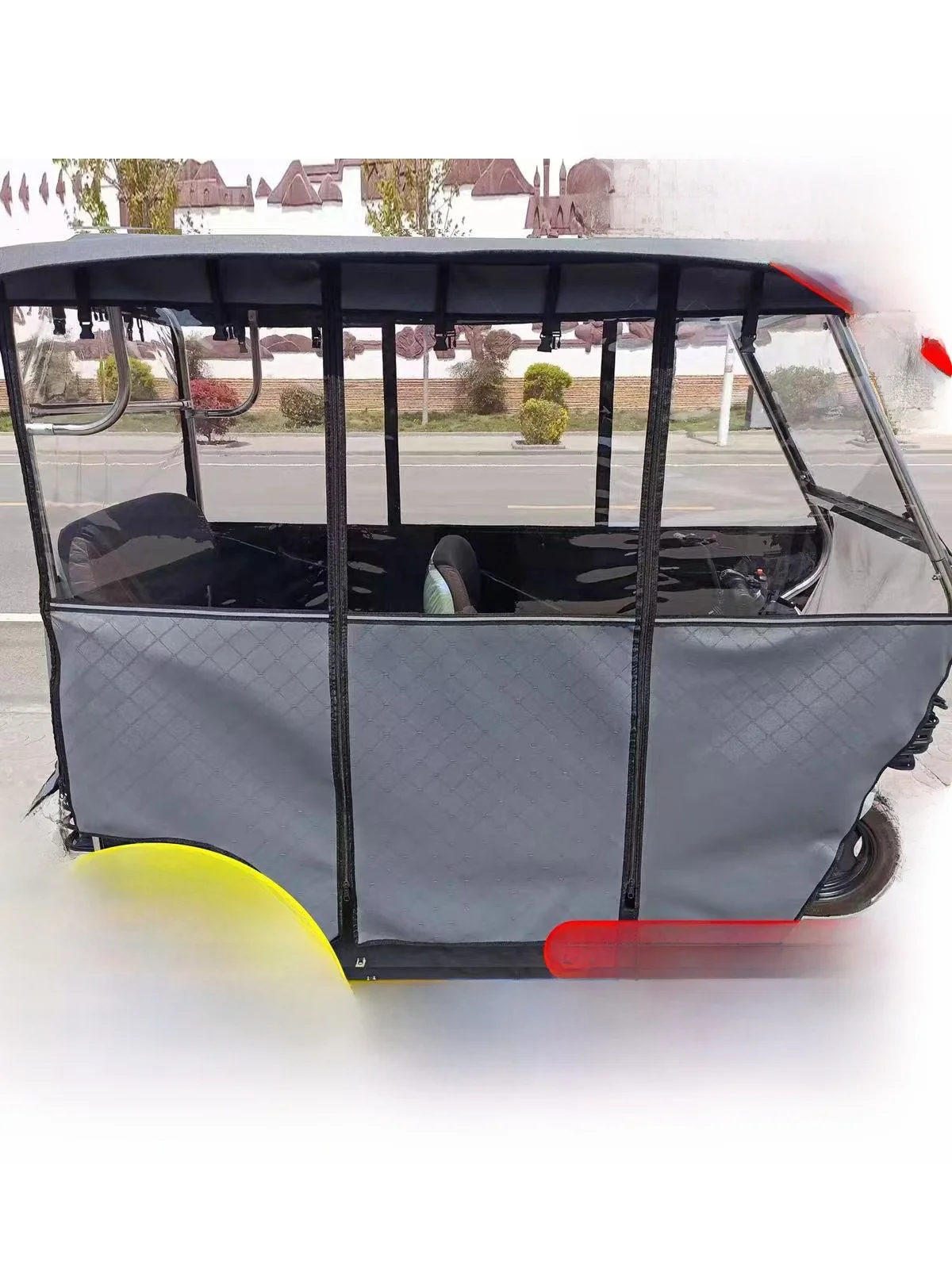 

Палатка-тент для трицикла с полностью прозрачной кожаной крышей, всесезонная, водонепроницаемая, складная, портативная, для использования на открытом воздухе