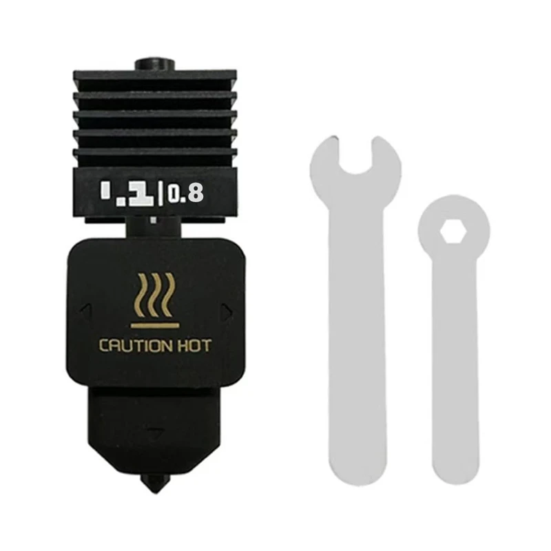 For H2D /H2S High Hotend Kit Quick Swap Hot End with 0.8mm Hardened Steel Nozzles-ELEC