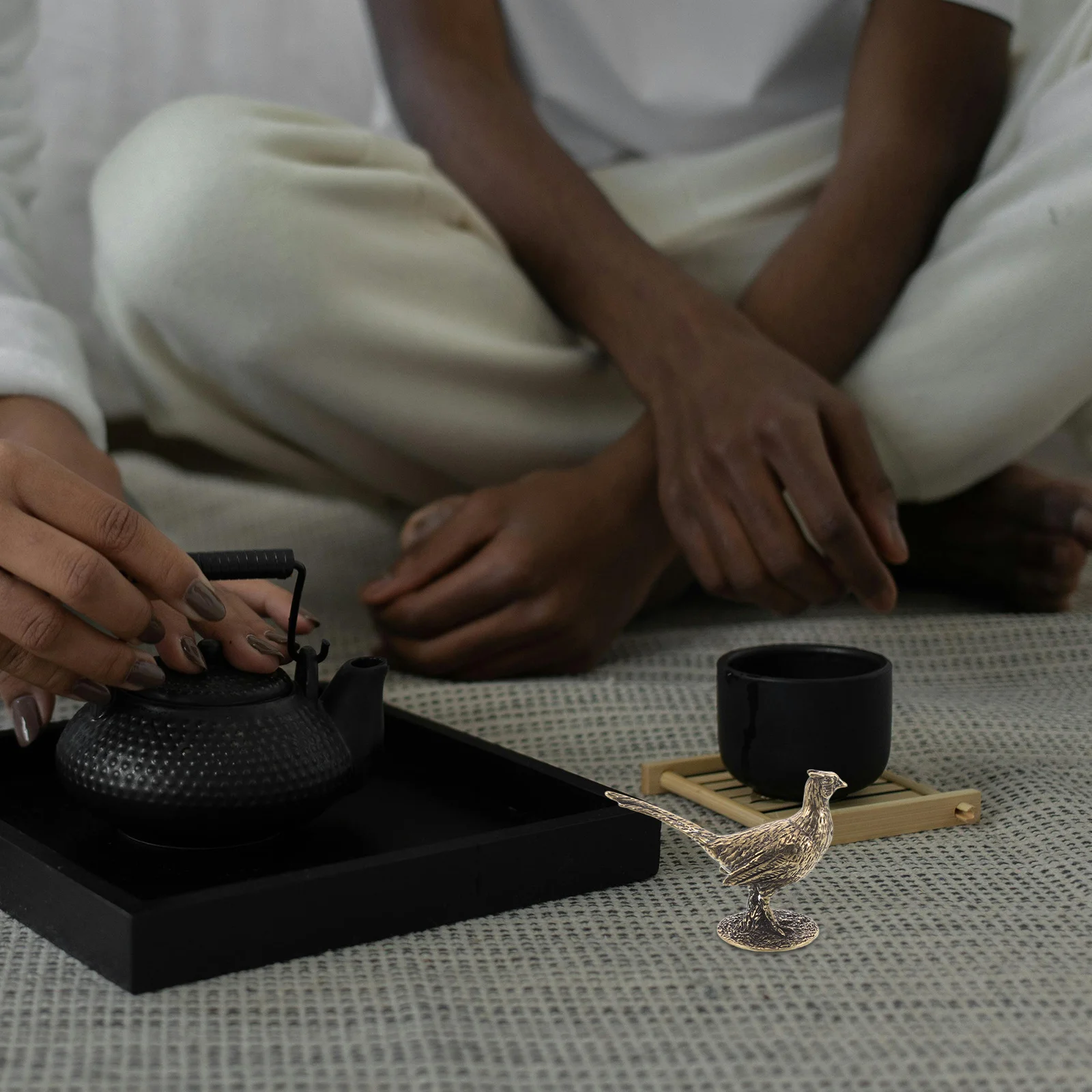 

Brass Animal Pheasant Sculpture Lifelike Statue Stable Base Desk Shelf Decor Retro Feng Shui Farmhouse Ornament Home Table