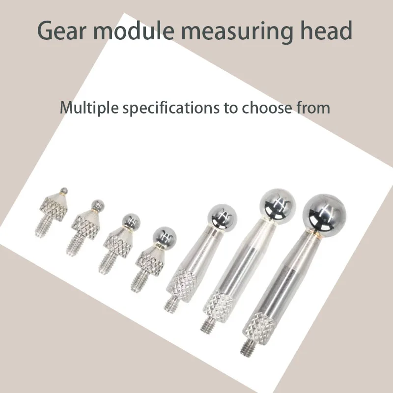 M2.5 High precision gear module measuring head, dial gauge, gear module calibration instrument, universal side head