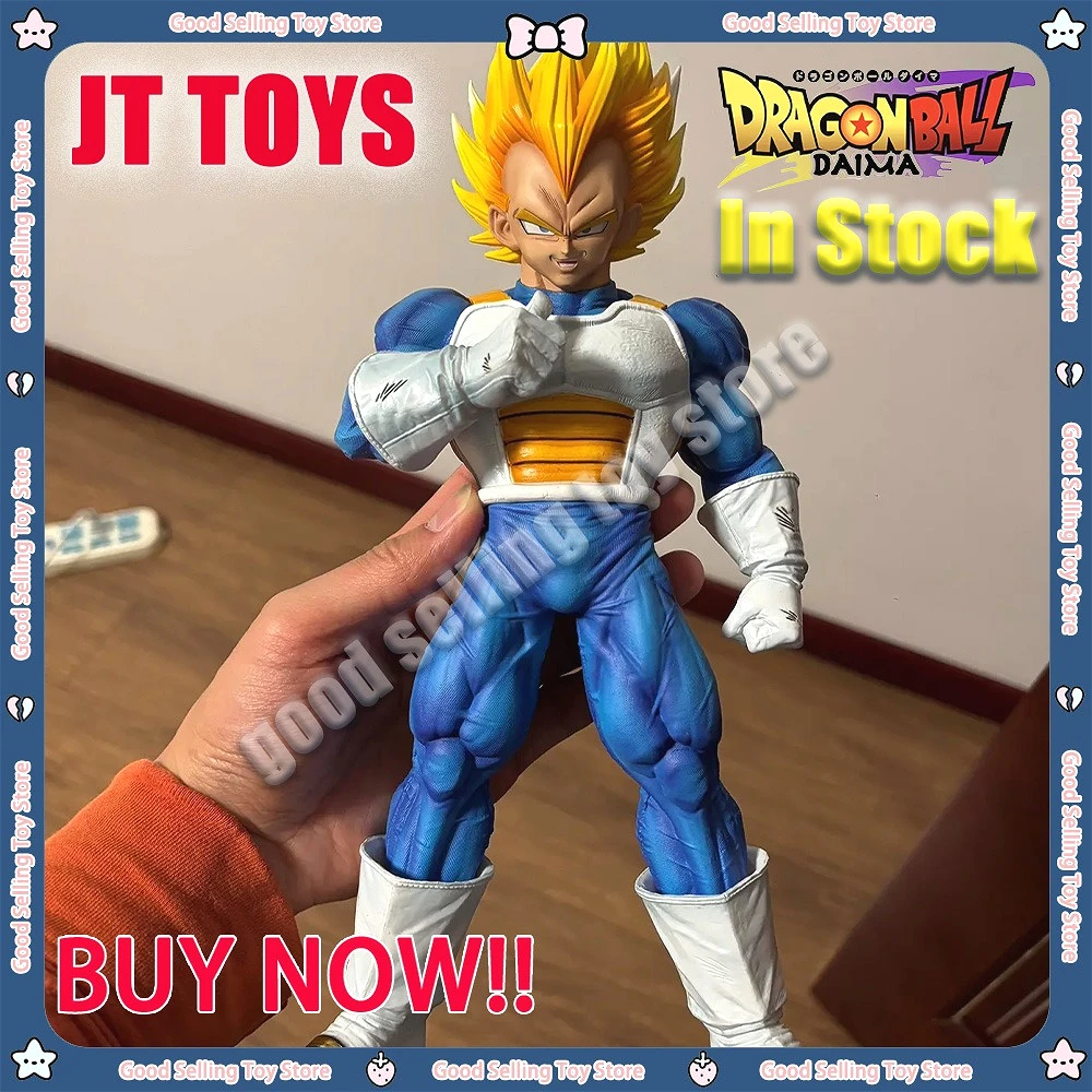 

New Jt Statue 31cm Dragon Ball Vegeta Anime Figure GK Super Saiyan Manga CS Statue Pvc Action Model Collectible Custom Toy Gift
