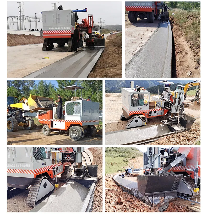 Multi-Function Curb Machine For Road Engineering