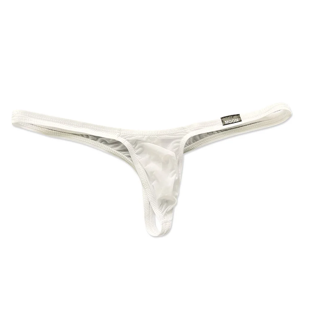 Men Low Rise High Elasticity Underwear Thongs Solid Gay SissyBulge Pouch Extreme Men's Panties Erotic G-Strings Men's Underpants