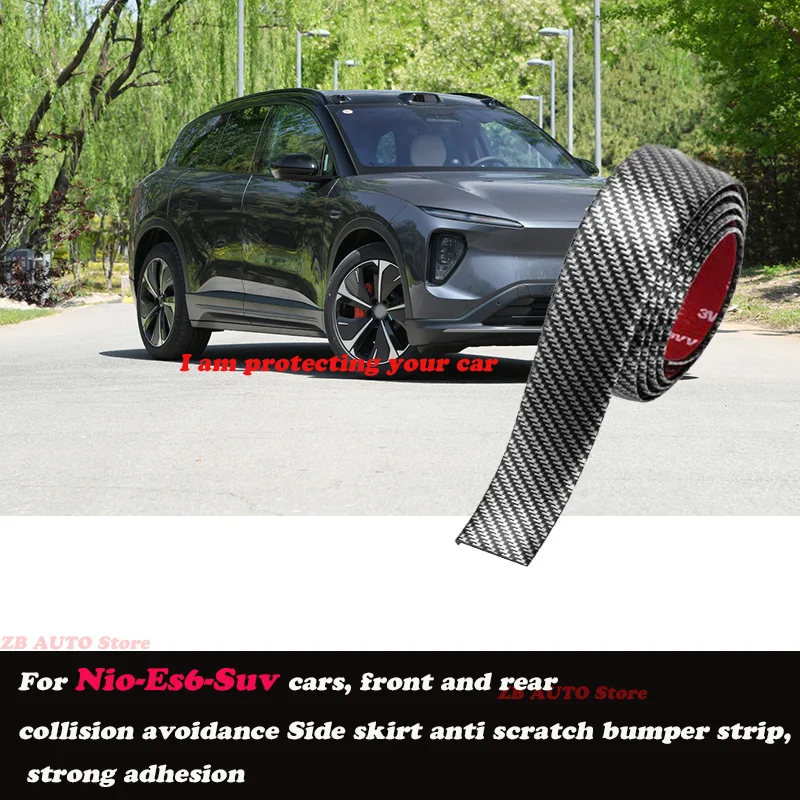 

Strong adhesive bumper strip, front and rear lip side skirts, collision and scratch resistant suitable For Nio Es6 Suv