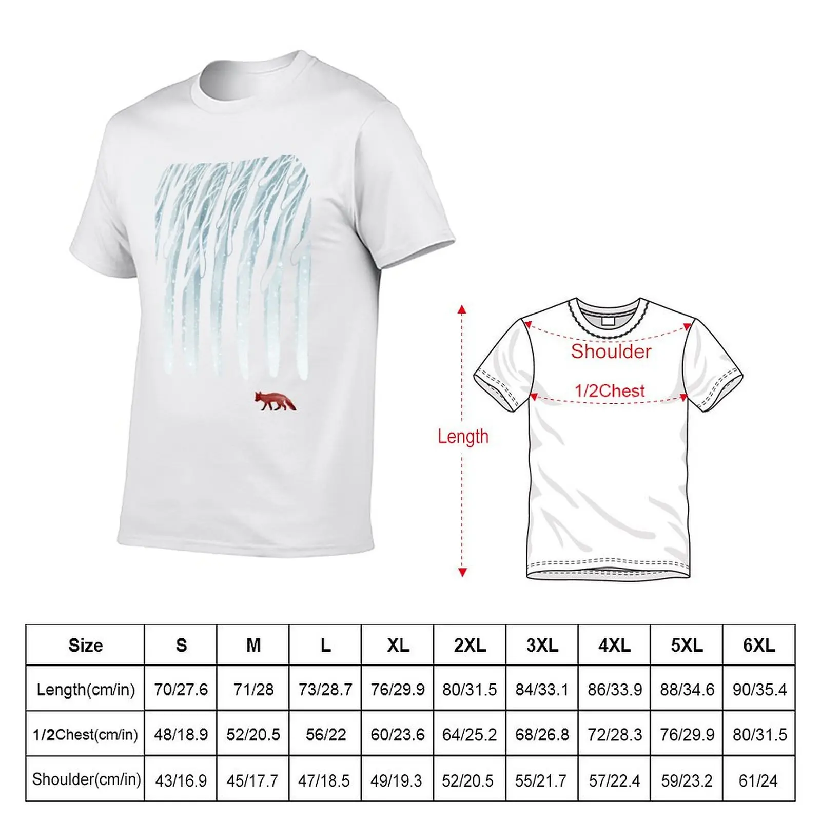 Winter Storm T-Shirt Sports Casual Short Sleeve Cotton Tee