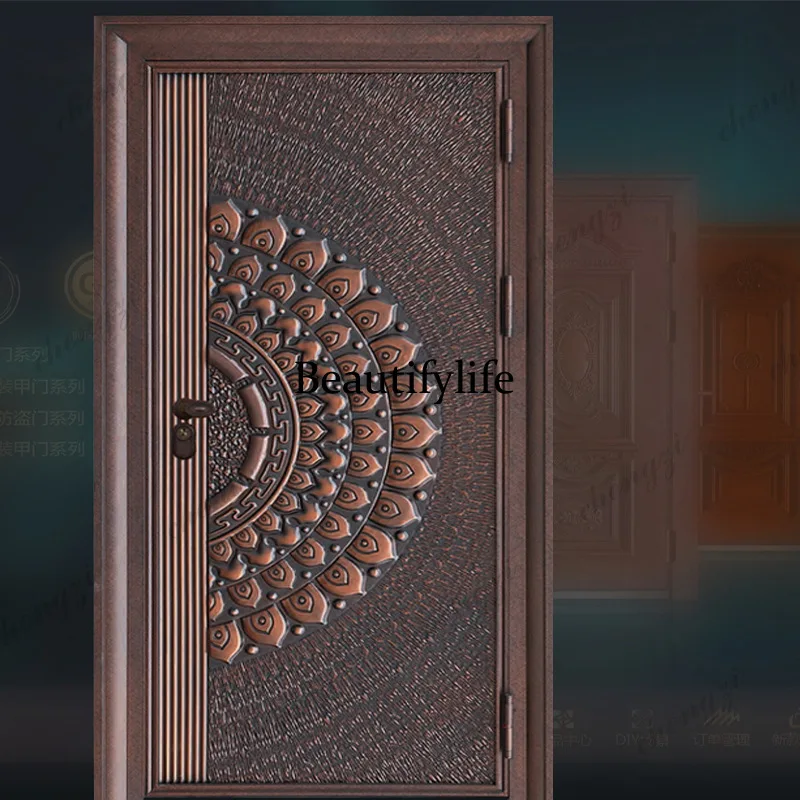 Customization Explosion-proof And Anti-theft Door Stainless Steel Villa Door Entry Door
