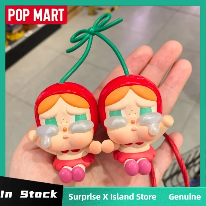 حقيقي Popmart البكاء الطفل Crybaby الحب دموع الله سلسلة صندوق أعمى بولي كلوريد الفينيل الشكل مكتب الديكور جمع عيد ميلاد هدية الكريسماس