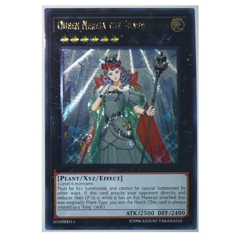 Yu Gi Oh Queen Nereia the Silvercrown 501000015 English Toys Hobbies Hobby Collectibles Game Collection Anime Cards