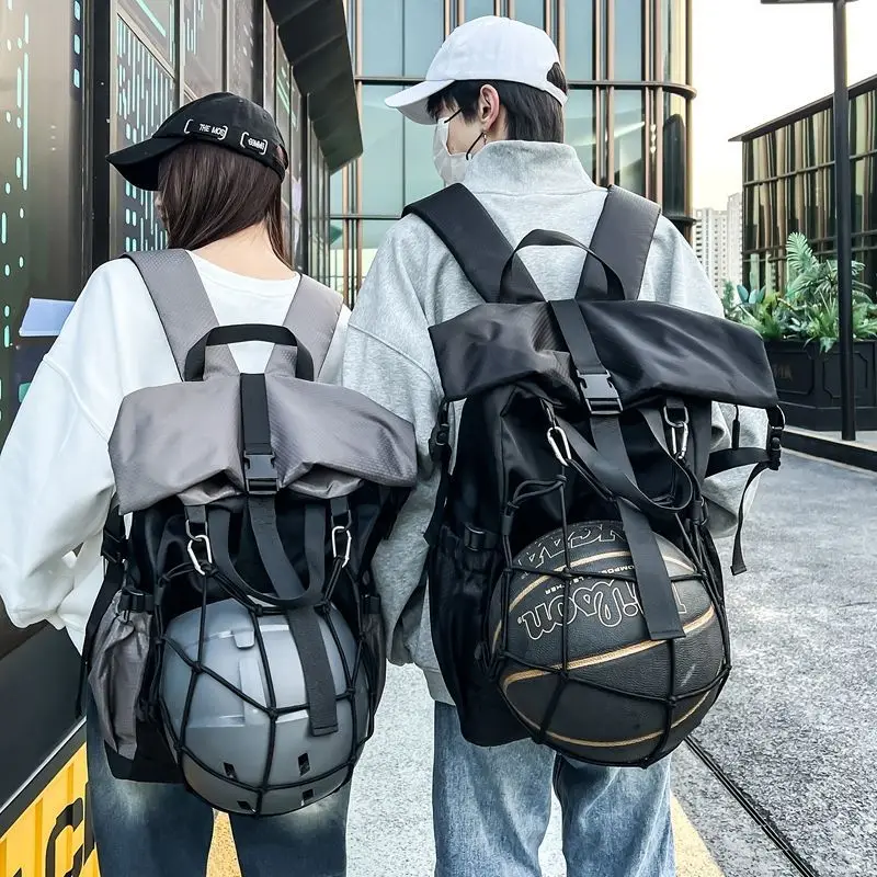Designer Sports Backpack Men Basketball Bag Schoolbag Short Distance Travel Weekender Bag