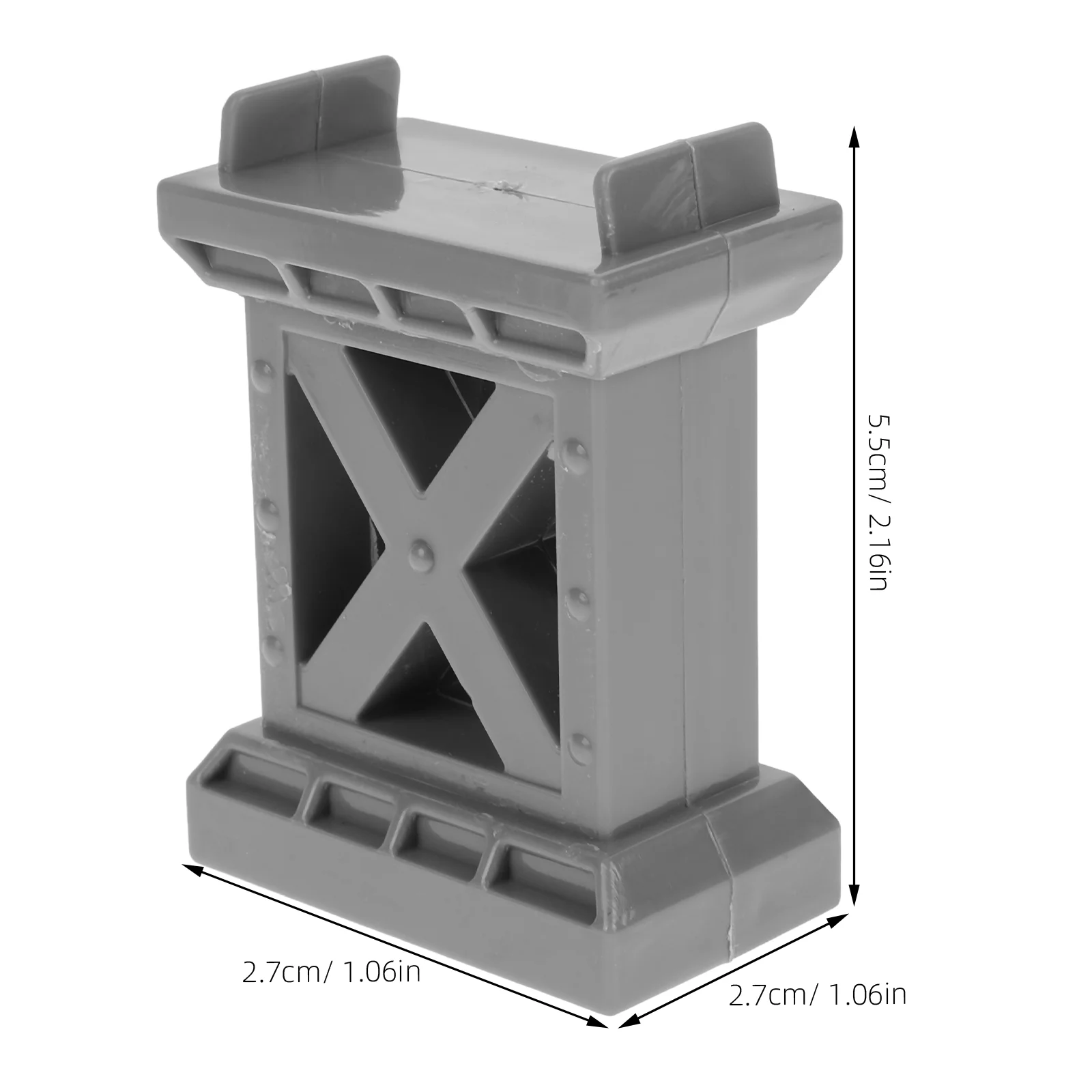 Train Track Connectors Pier Supports Bracket Replacement Plastic Risers