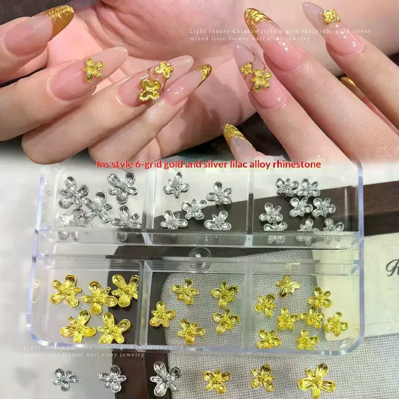 3D Alloy Nail Art Decorations - Nail Art Lilac recension och pris