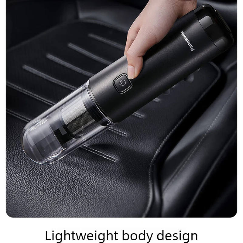Cordless Car Vacuum Cleaner Handheld Mini Suction Cleaner Washable Filter for Vehicle Home Pet Hair Portable White 차량용 청소기