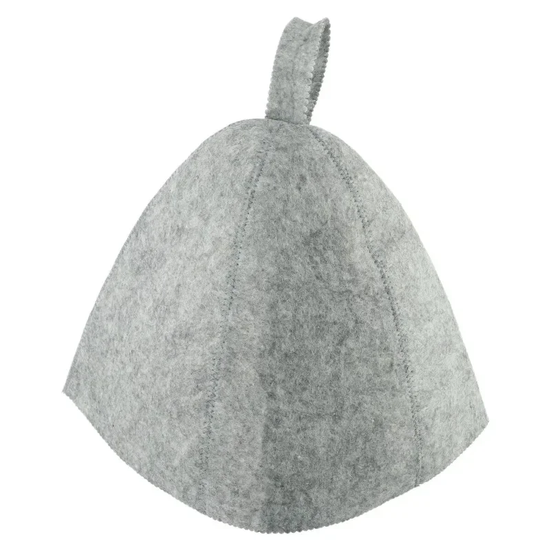 Gorro de Sauna de fieltro de lana para mantener el calor, protección del cabello para el baño, cabeza de piel, gorro de Sauna para Spa, accesorios para gorro de baño, 1 Uds.